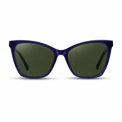 Fiore 10172 cat eye sunglasses, blue bio-acetate frame · ReFramed, photo 7 of 36