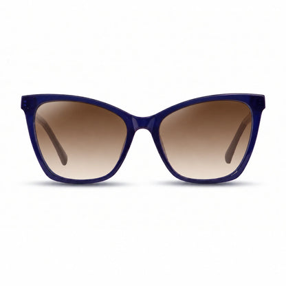 Fiore 10172 cat eye sunglasses, blue bio-acetate frame · ReFramed, photo 22 of 36