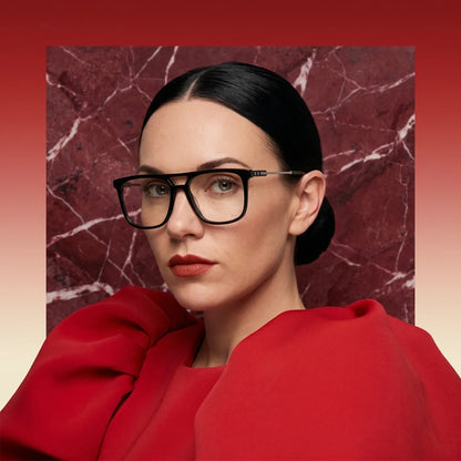 Fiore 10177 square aviator acetate and metal reading glasses, black frame · ReFramed, photo 20 of 100