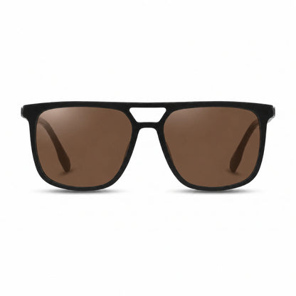 Fiore 10177 square aviator sunglasses, black bio-acetate frame · ReFramed, photo 4 of 36