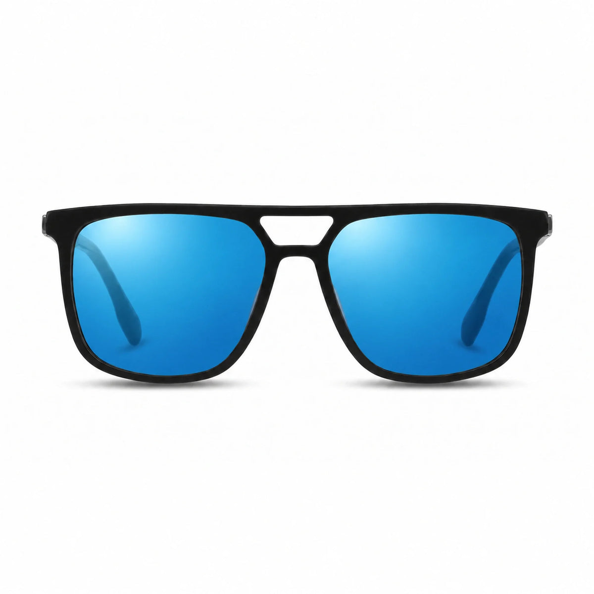Fiore 10177 square aviator sunglasses, black bio-acetate frame · ReFramed, photo 25 of 36