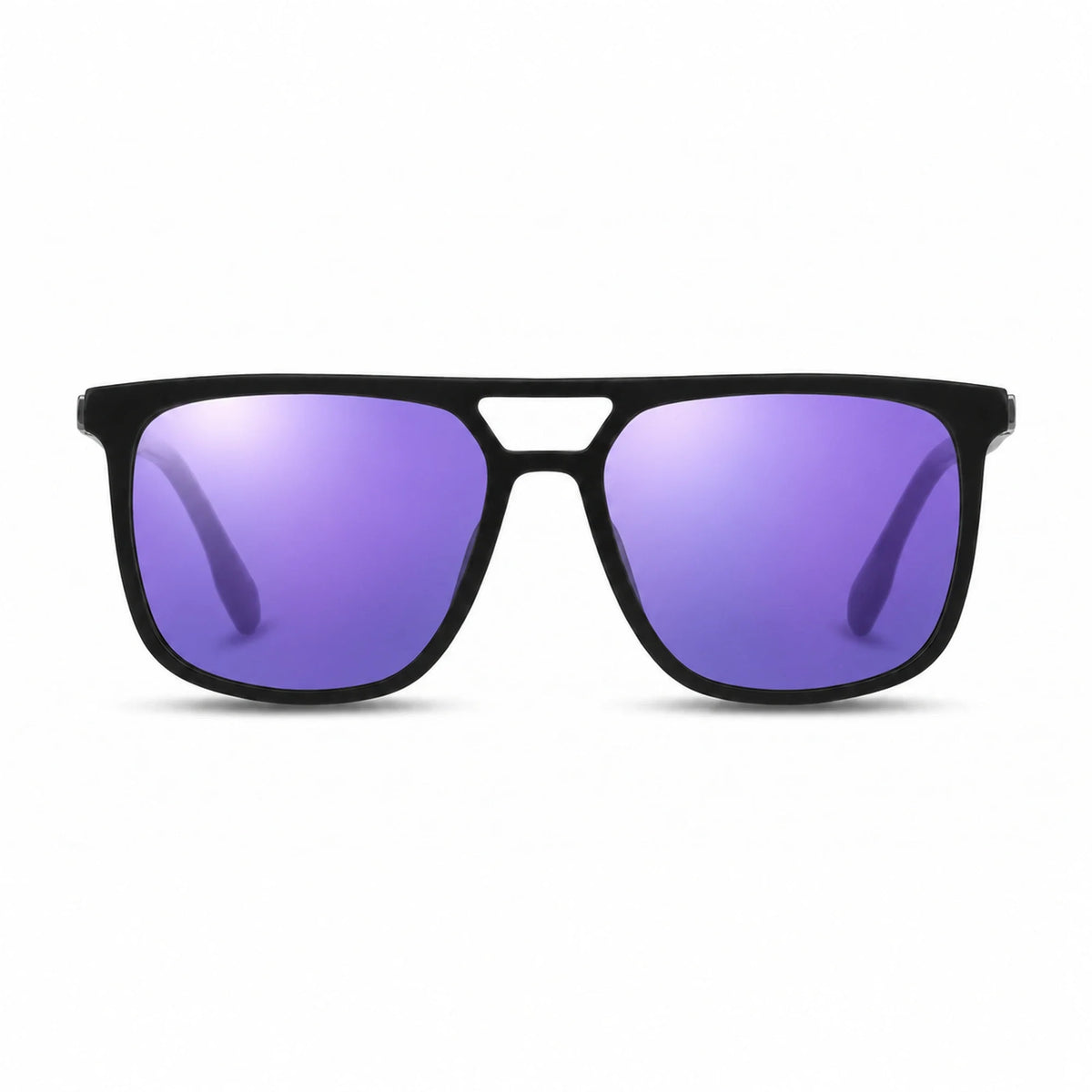 Fiore 10177 square aviator sunglasses, black bio-acetate frame · ReFramed, photo 34 of 36