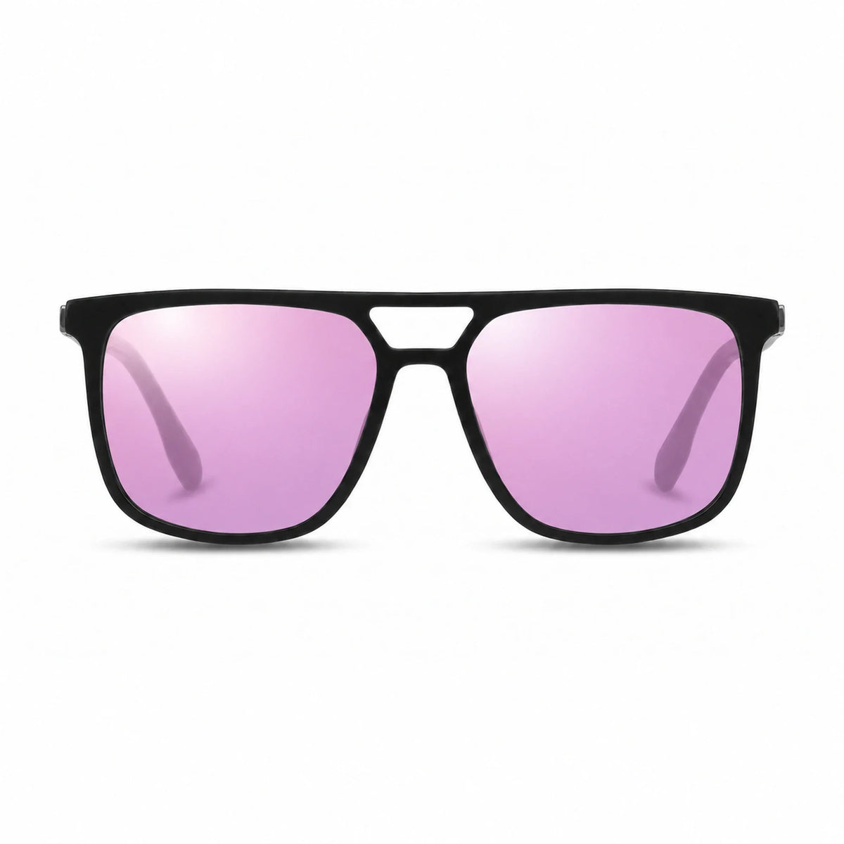 Fiore 10177 square aviator sunglasses, black bio-acetate frame · ReFramed, photo 31 of 36