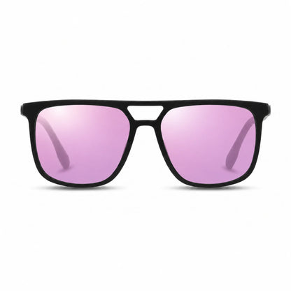 Fiore 10177 square aviator sunglasses, black bio-acetate frame · ReFramed, photo 31 of 36