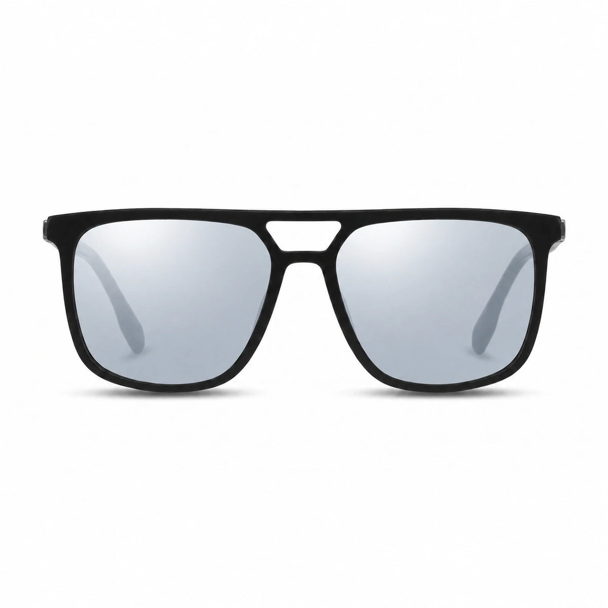 Fiore 10177 square aviator sunglasses, black bio-acetate frame · ReFramed, photo 28 of 36