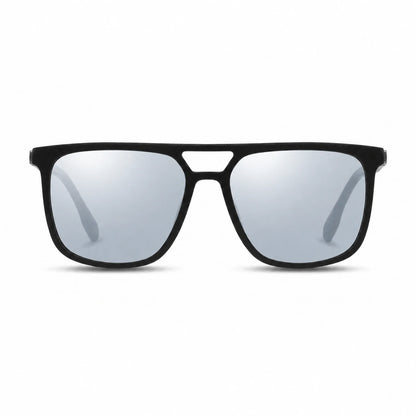 Fiore 10177 square aviator sunglasses, black bio-acetate frame · ReFramed, photo 28 of 36