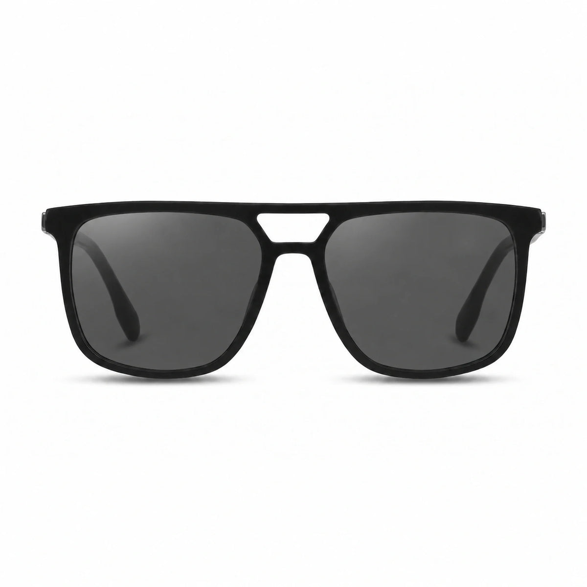 Fiore 10177 square aviator sunglasses, black bio-acetate frame · ReFramed, photo 1 of 36