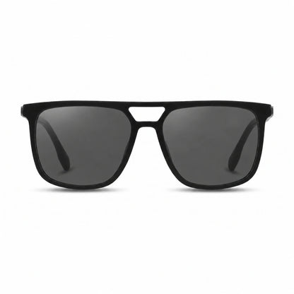 Fiore 10177 square aviator sunglasses, black bio-acetate frame · ReFramed, photo 1 of 36