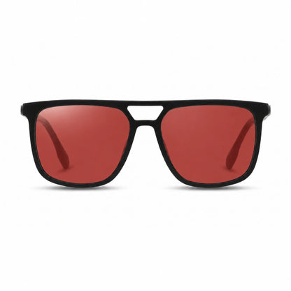 Fiore 10177 square aviator sunglasses, black bio-acetate frame · ReFramed, photo 16 of 36
