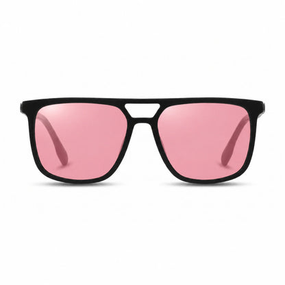 Fiore 10177 square aviator sunglasses, black bio-acetate frame · ReFramed, photo 13 of 36
