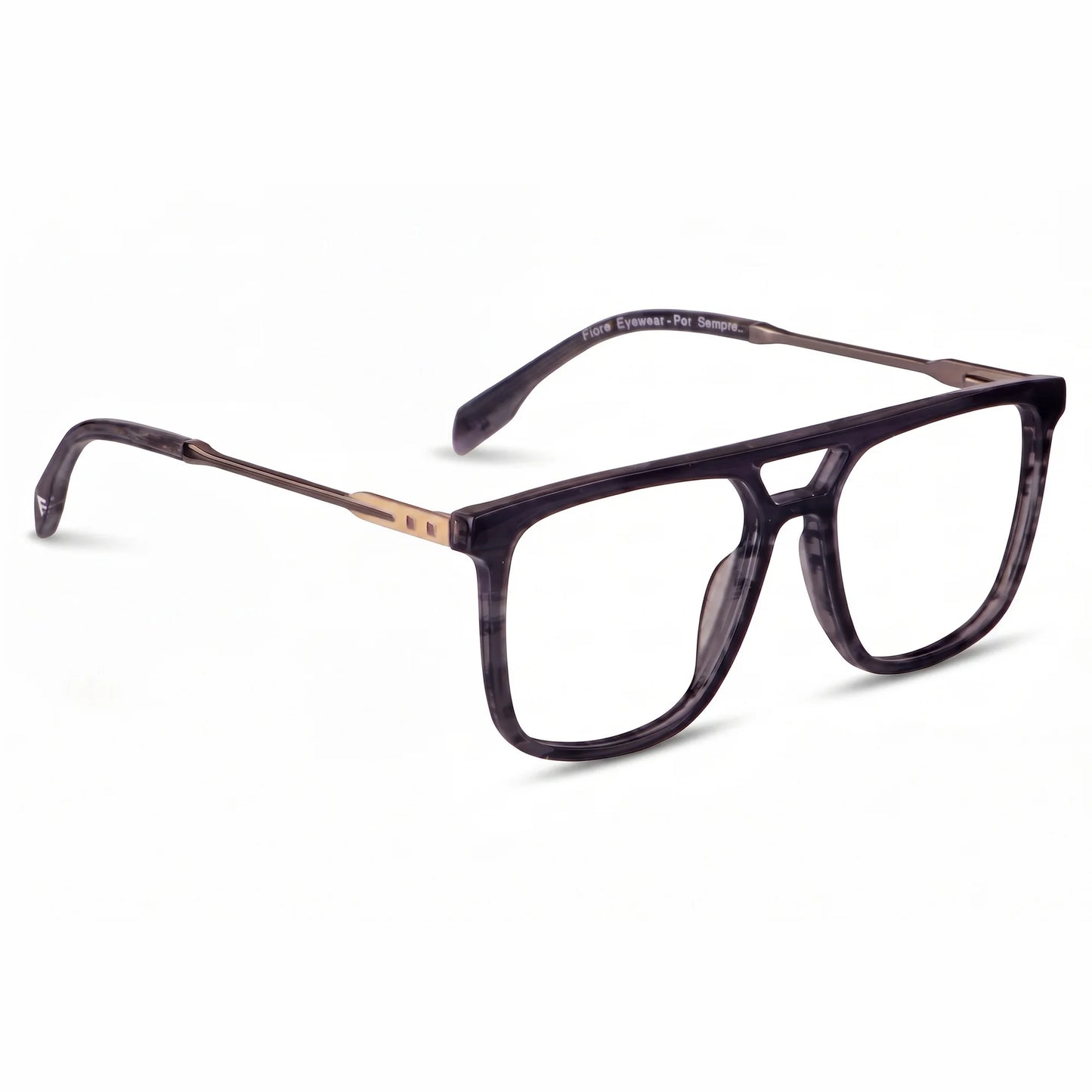 Fiore 10177 eyeglasses in grey – three-quarter view