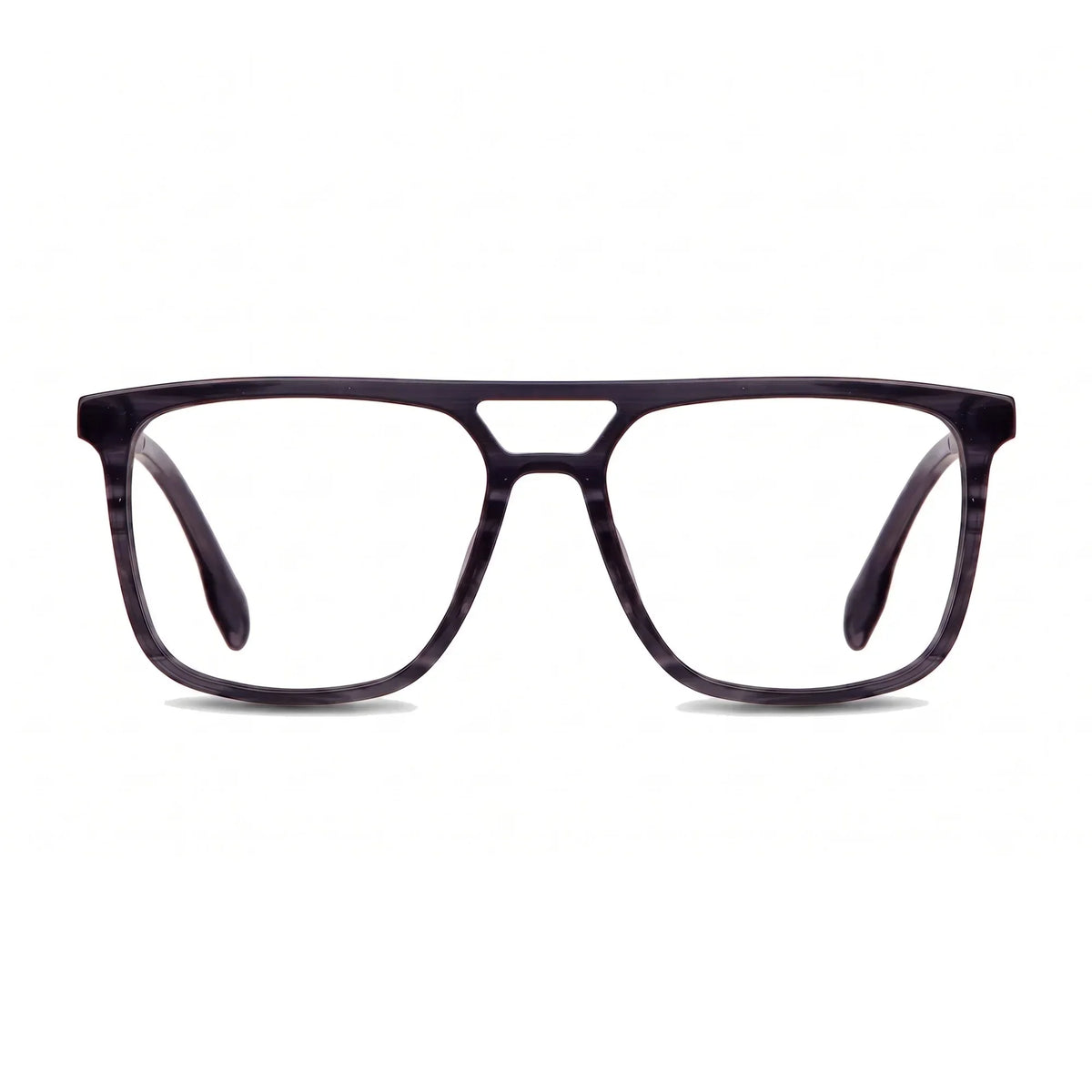 Fiore 10177 square aviator acetate and metal reading glasses, gray frame · ReFramed, photo 22 of 100