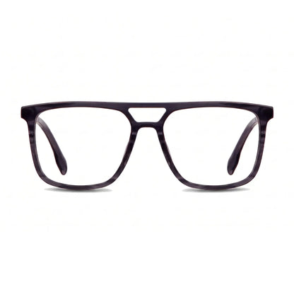Fiore 10177 square aviator acetate and metal reading glasses, gray frame · ReFramed, photo 22 of 100