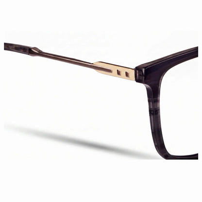Fiore 10177 square aviator acetate and metal reading glasses, gray frame · ReFramed, photo 24 of 100
