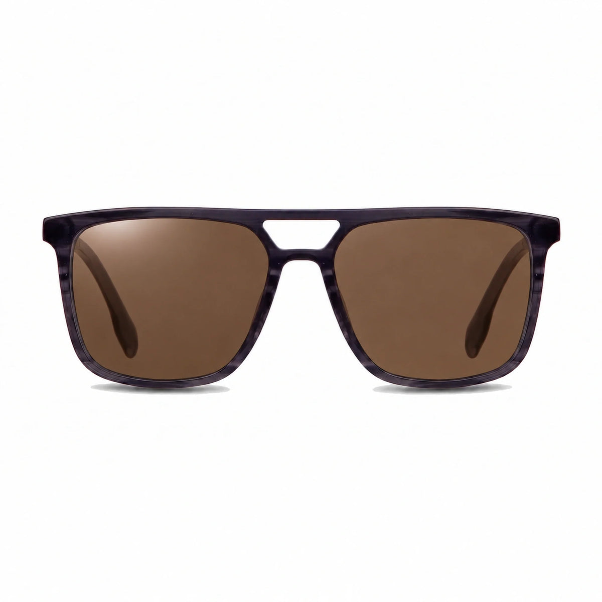 Fiore 10177 square aviator sunglasses, gray bio-acetate frame · ReFramed, photo 4 of 36