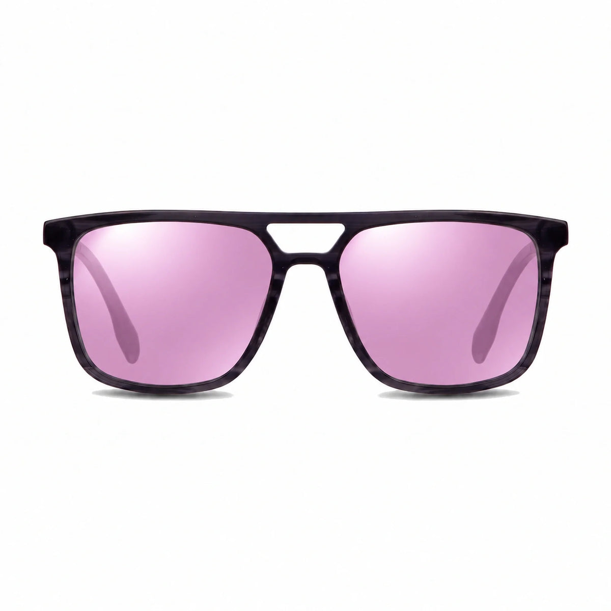 Fiore 10177 square aviator sunglasses, gray bio-acetate frame · ReFramed, photo 31 of 36