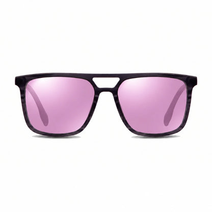 Fiore 10177 square aviator sunglasses, gray bio-acetate frame · ReFramed, photo 31 of 36