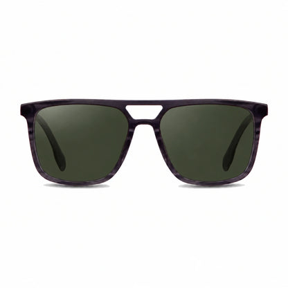Fiore 10177 square aviator sunglasses, gray bio-acetate frame · ReFramed, photo 7 of 36
