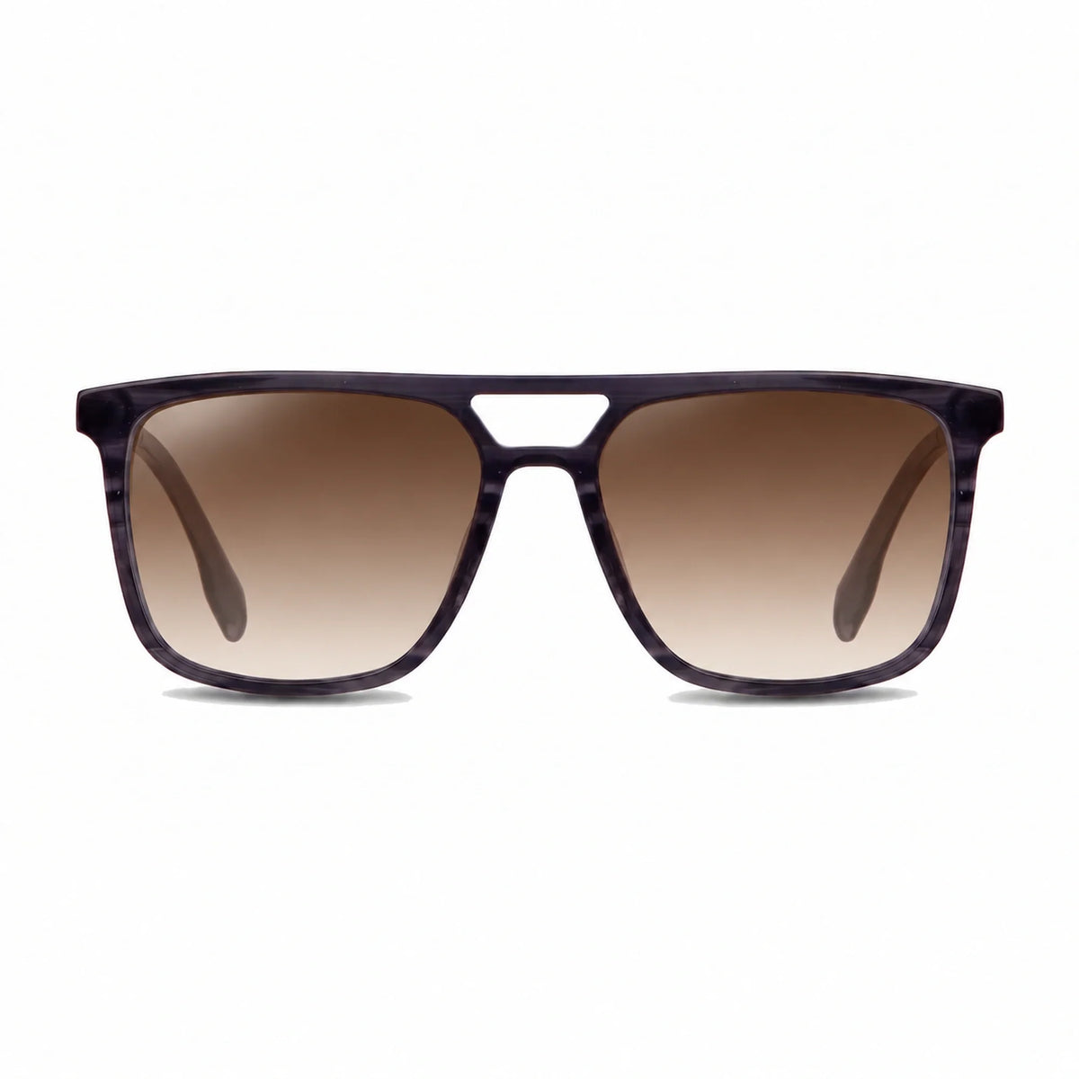 Fiore 10177 square aviator sunglasses, gray bio-acetate frame · ReFramed, photo 22 of 36