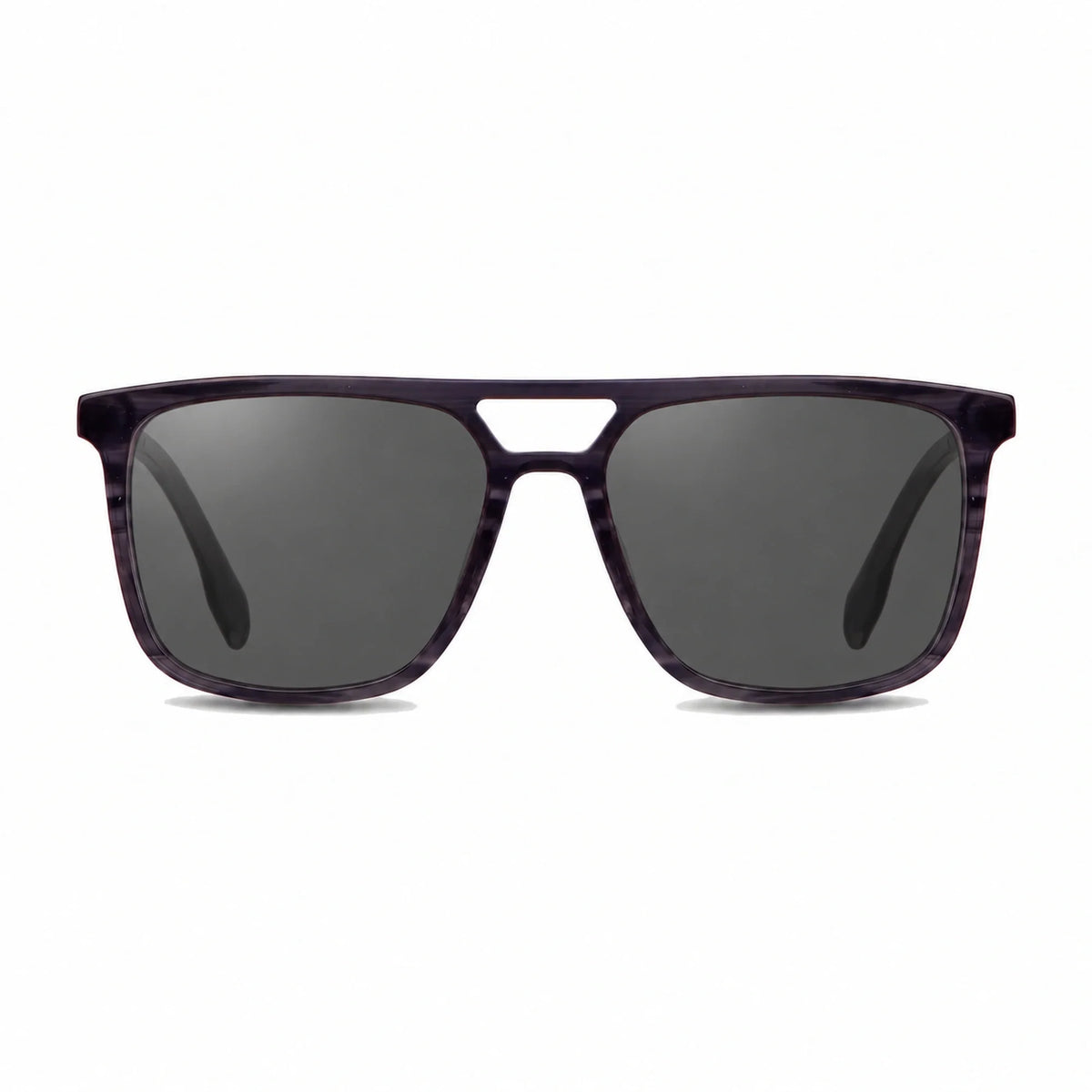 Fiore 10177 square aviator sunglasses, gray bio-acetate frame · ReFramed, photo 1 of 36