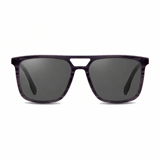 Fiore 10177 square aviator sunglasses, gray bio-acetate frame · ReFramed, photo 1 of 36