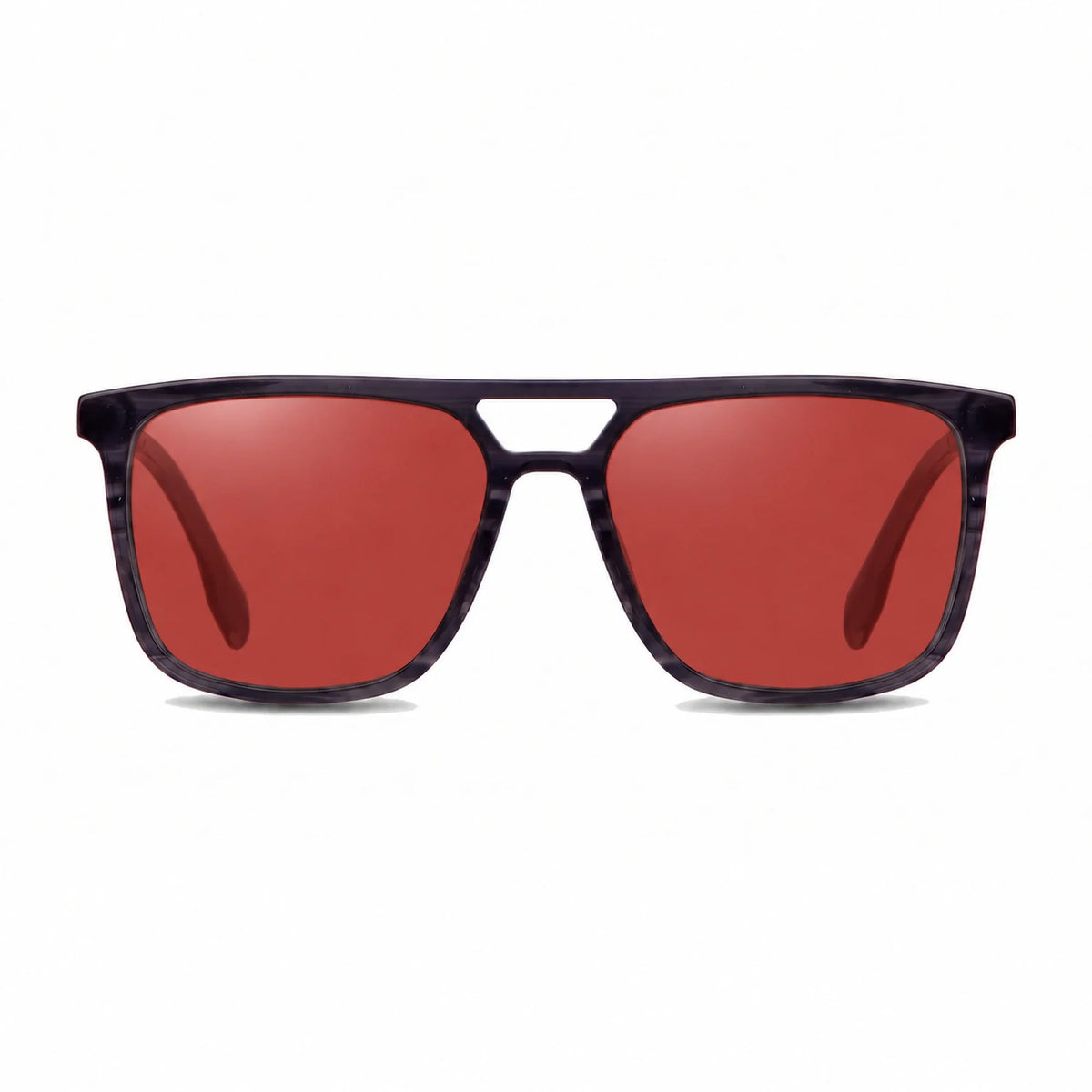 Fiore 10177 square aviator sunglasses, gray bio-acetate frame · ReFramed, photo 16 of 36