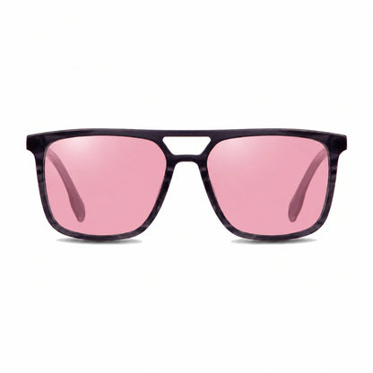Fiore 10177 square aviator sunglasses, gray bio-acetate frame · ReFramed, photo 13 of 36