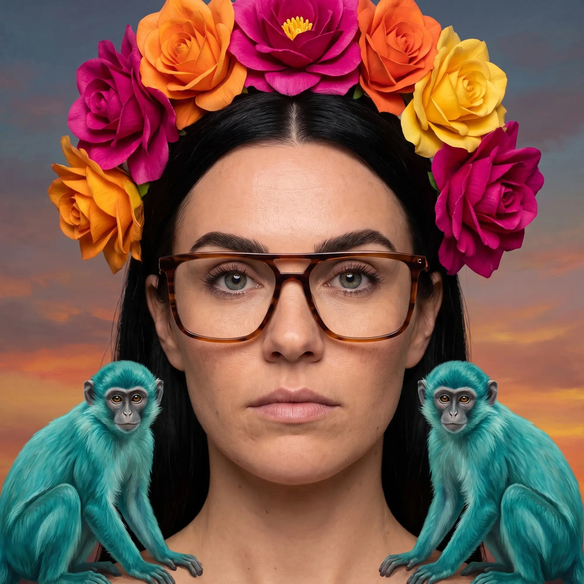 Fiore 10177 square aviator acetate and metal reading glasses, tortoise frame · ReFramed, photo 59 of 100
