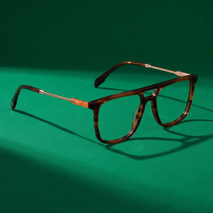 Fiore 10177 square aviator acetate and metal reading glasses, tortoise frame · ReFramed, photo 46 of 100