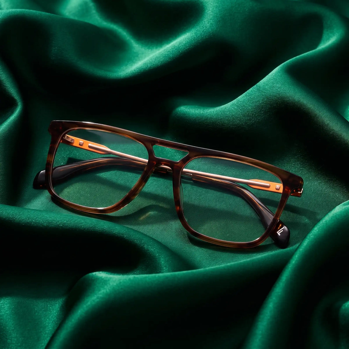 Fiore 10177 square aviator acetate and metal reading glasses, tortoise frame · ReFramed, photo 52 of 100