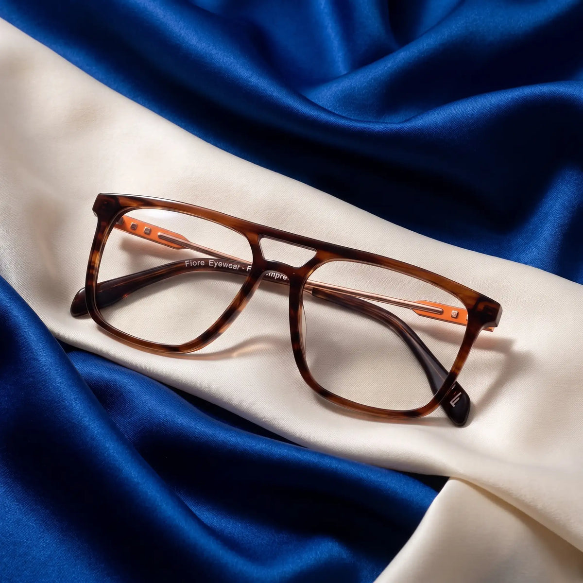 Fiore 10177 square aviator acetate and metal reading glasses, tortoise frame · ReFramed, photo 53 of 100
