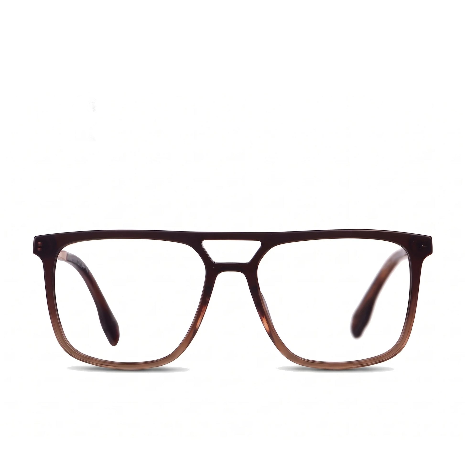 Fiore 10177 eyeglasses in brown – front view