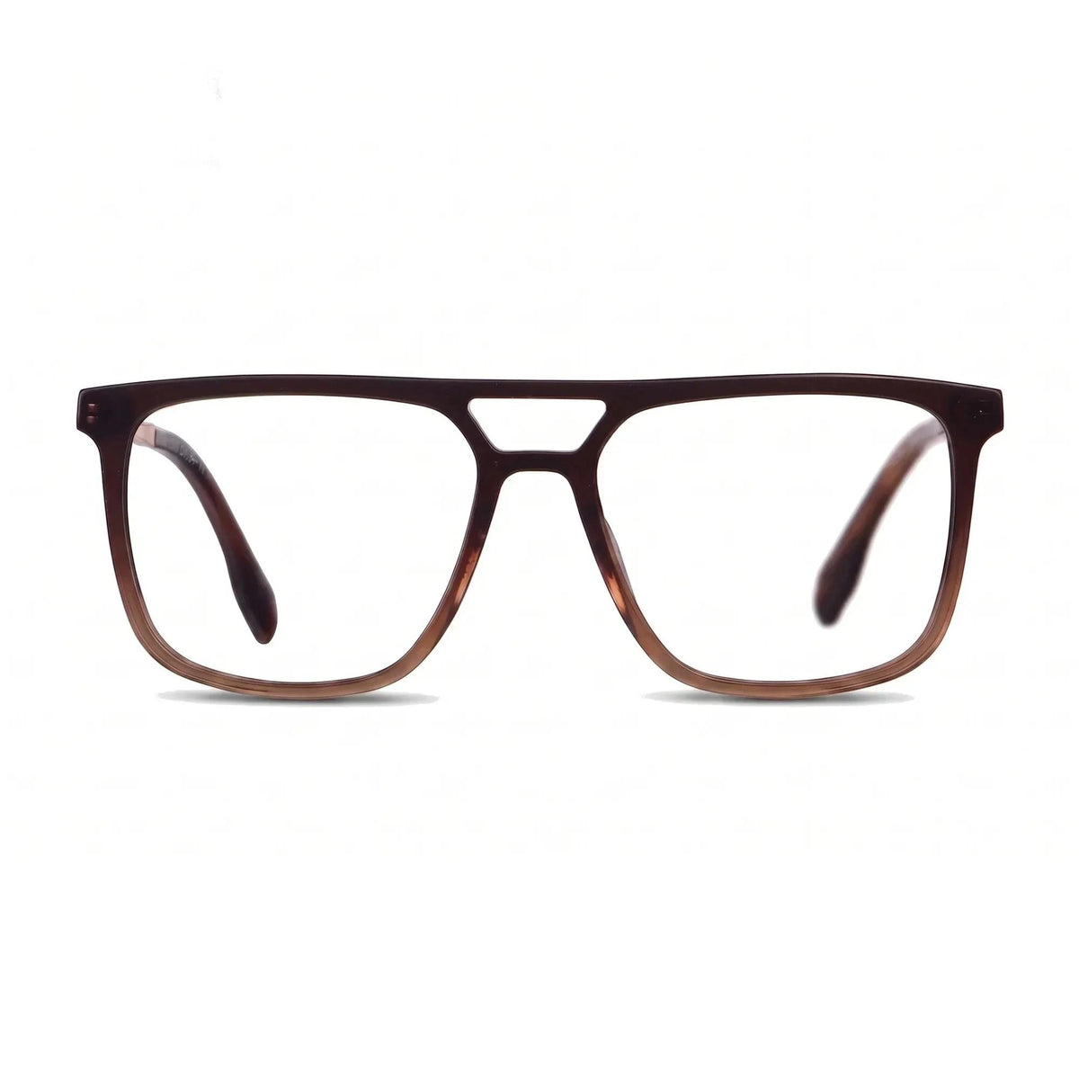 Fiore 10177 square aviator acetate and metal reading glasses, brown frame · ReFramed, photo 63 of 100