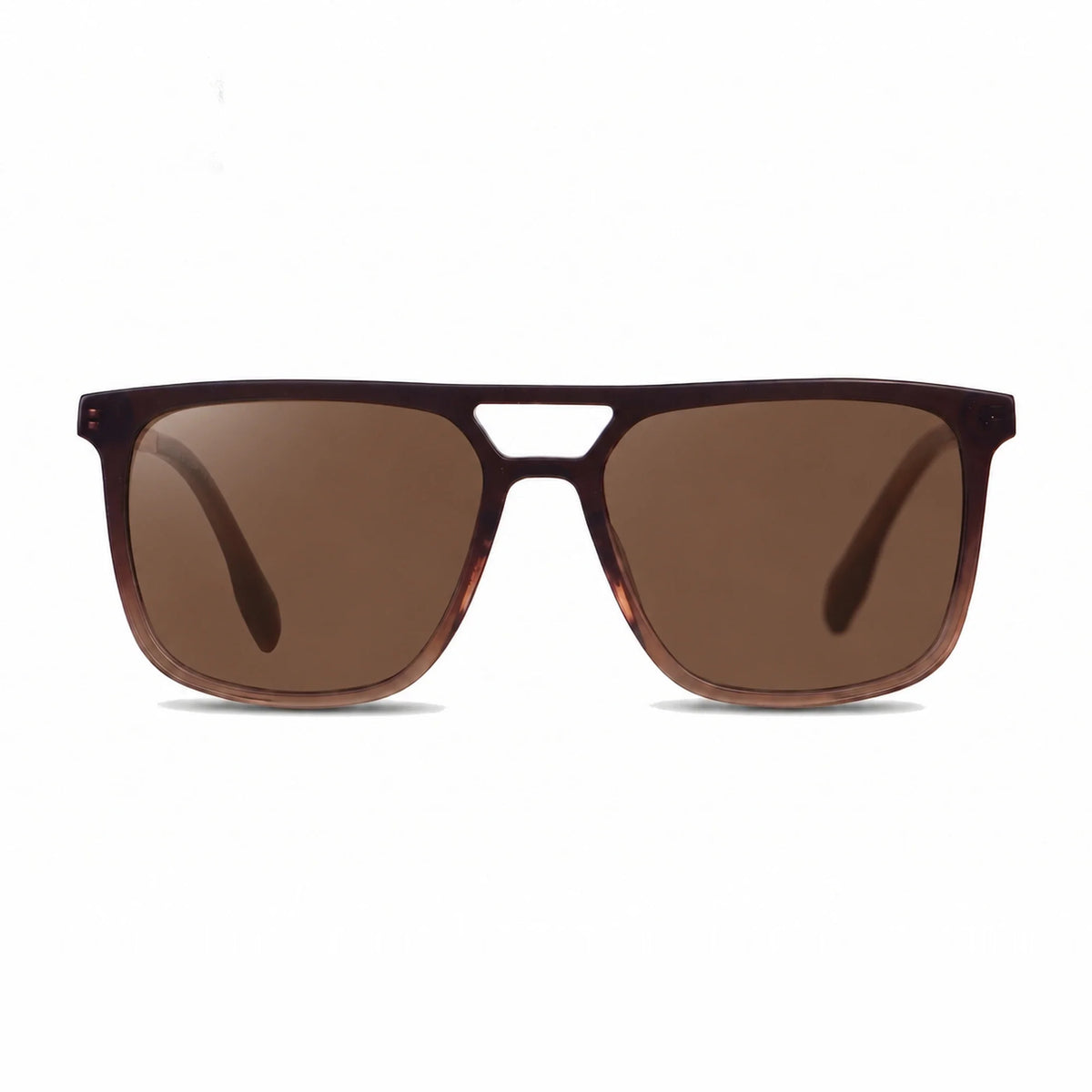 Fiore 10177 square aviator sunglasses, brown bio-acetate frame · ReFramed, photo 4 of 36