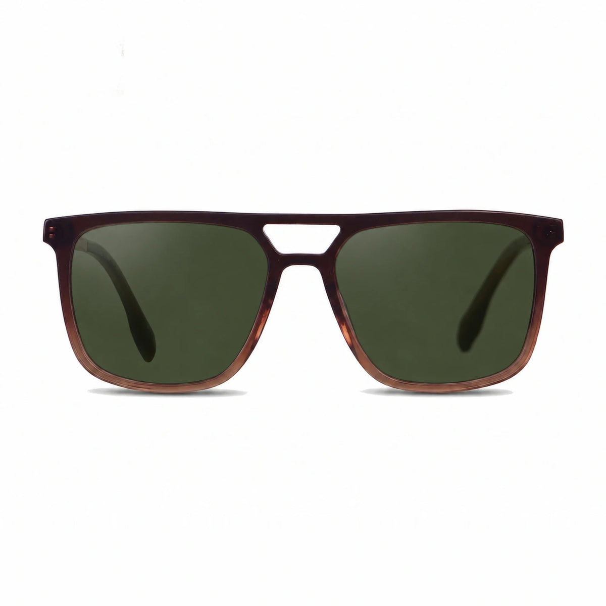 Fiore 10177 square aviator sunglasses, brown bio-acetate frame · ReFramed, photo 7 of 36
