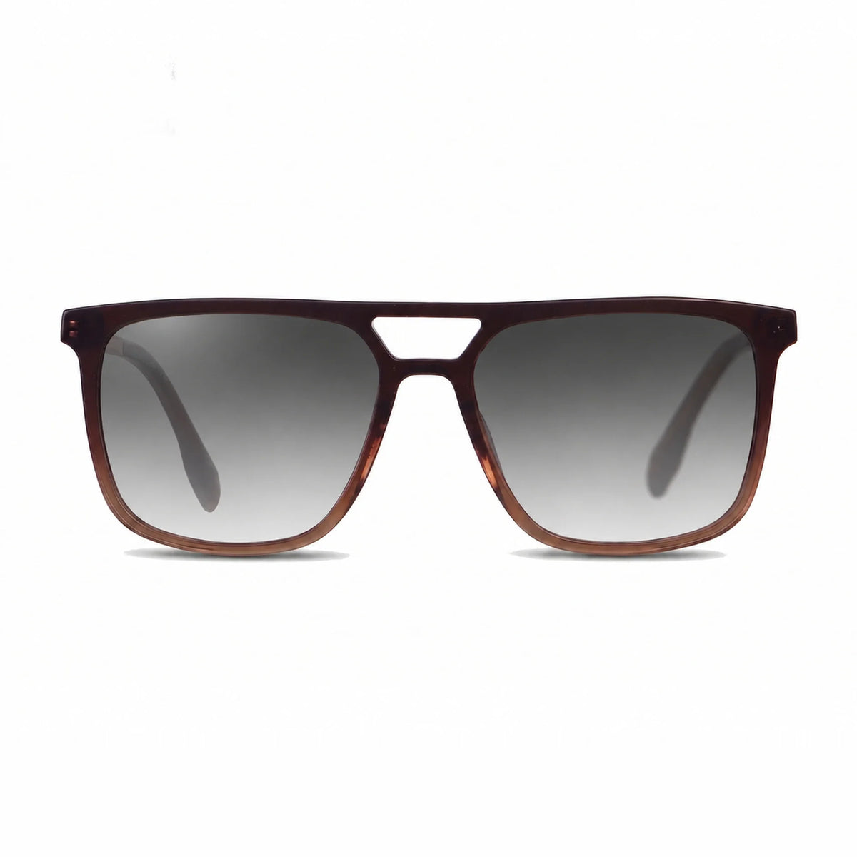 Fiore 10177 square aviator sunglasses, brown bio-acetate frame · ReFramed, photo 19 of 36