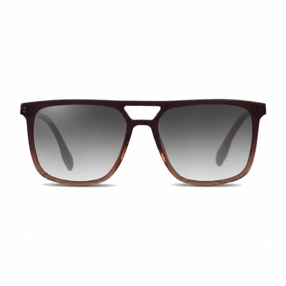 Fiore 10177 square aviator sunglasses, brown bio-acetate frame · ReFramed, photo 19 of 36