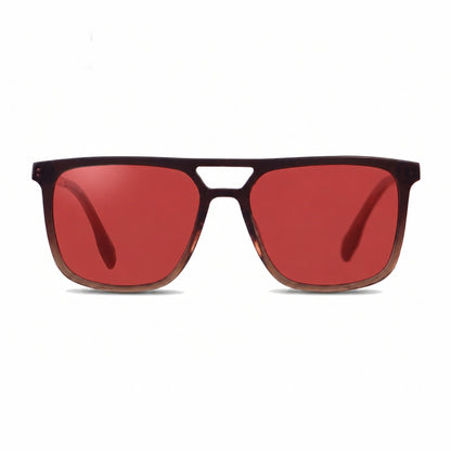 Fiore 10177 square aviator sunglasses, brown bio-acetate frame · ReFramed, photo 16 of 36