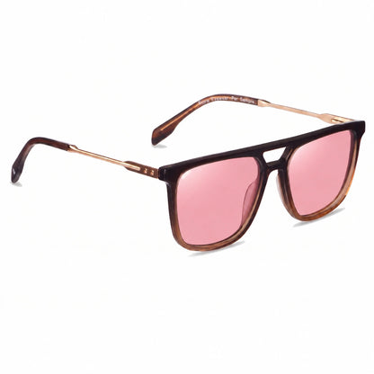 Fiore 10177 square aviator sunglasses, brown bio-acetate frame · ReFramed, photo 14 of 36