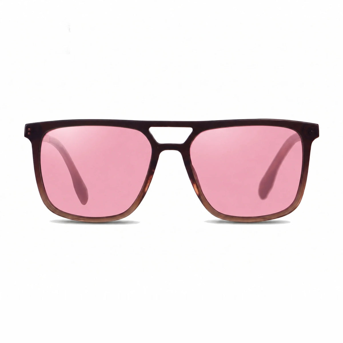 Fiore 10177 square aviator sunglasses, brown bio-acetate frame · ReFramed, photo 13 of 36