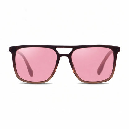Fiore 10177 square aviator sunglasses, brown bio-acetate frame · ReFramed, photo 13 of 36