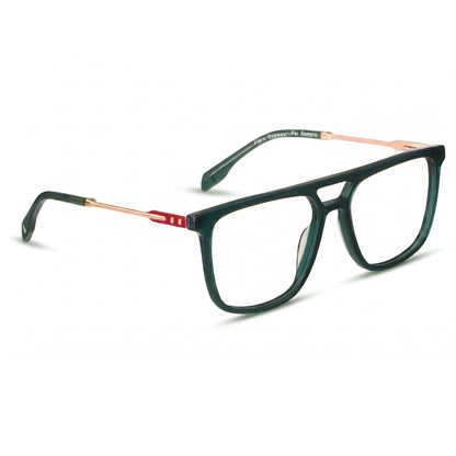 Fiore 10177 eyeglasses in green – three-quarter view