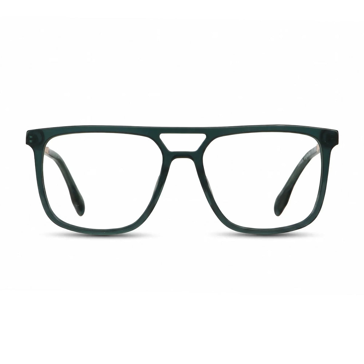 Fiore 10177 square aviator acetate and metal reading glasses, green frame · ReFramed, photo 83 of 100