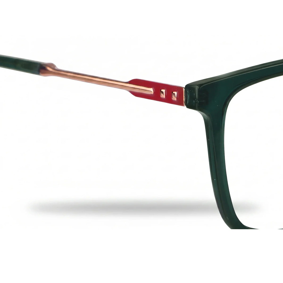 Fiore 10177 square aviator acetate and metal reading glasses, green frame · ReFramed, photo 85 of 100