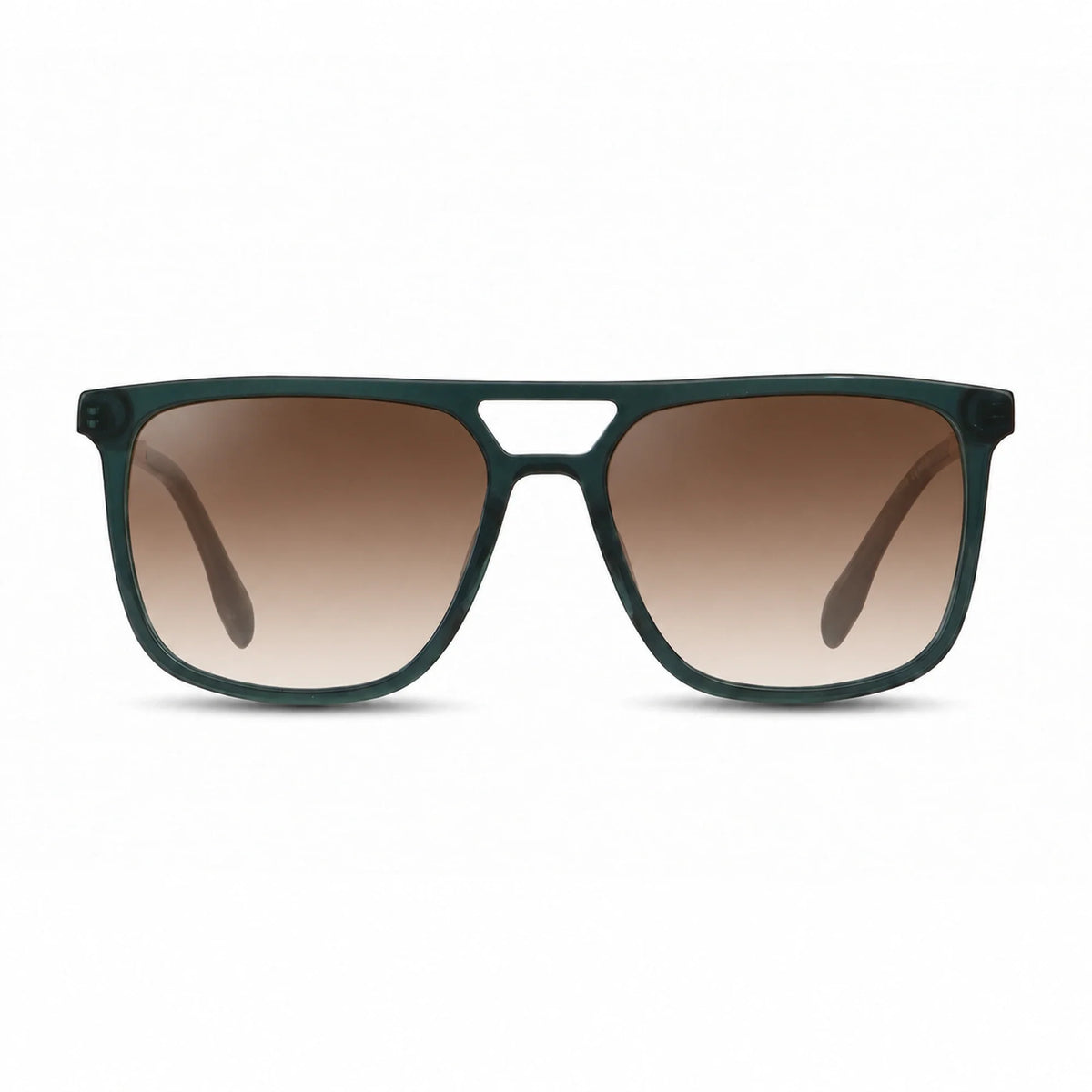 Fiore 10177 square aviator sunglasses, green bio-acetate frame · ReFramed, photo 22 of 36