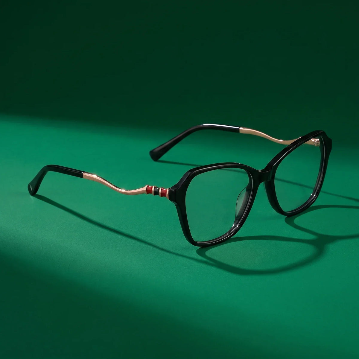 Fiore 1030 square cat-eye acetate and metal reading glasses, black frame · ReFramed, photo 4 of 61