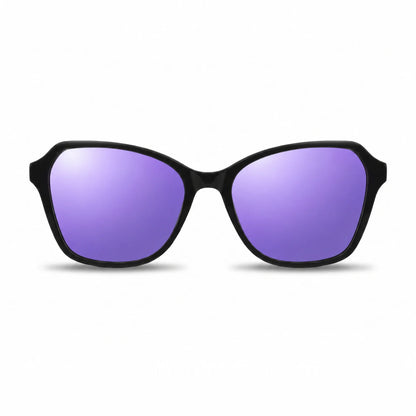 Fiore 1030 square cat eye sunglasses, black bio-acetate frame · ReFramed, photo 33 of 34
