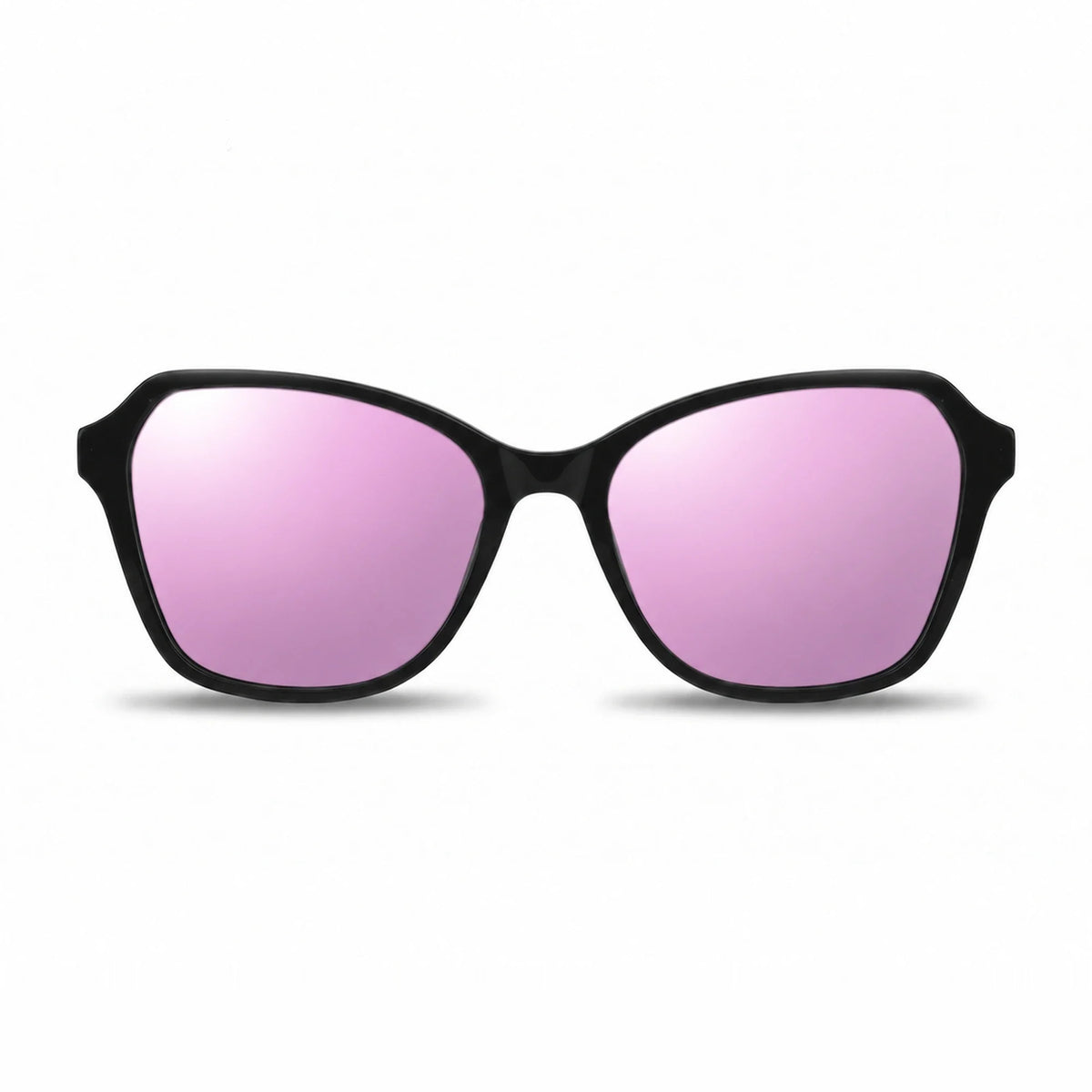 Fiore 1030 square cat eye sunglasses, black bio-acetate frame · ReFramed, photo 31 of 34