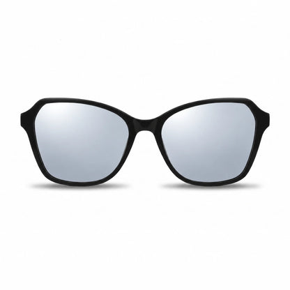 Fiore 1030 square cat eye sunglasses, black bio-acetate frame · ReFramed, photo 28 of 34