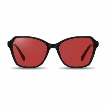 Fiore 1030 square cat eye sunglasses, black bio-acetate frame · ReFramed, photo 16 of 34